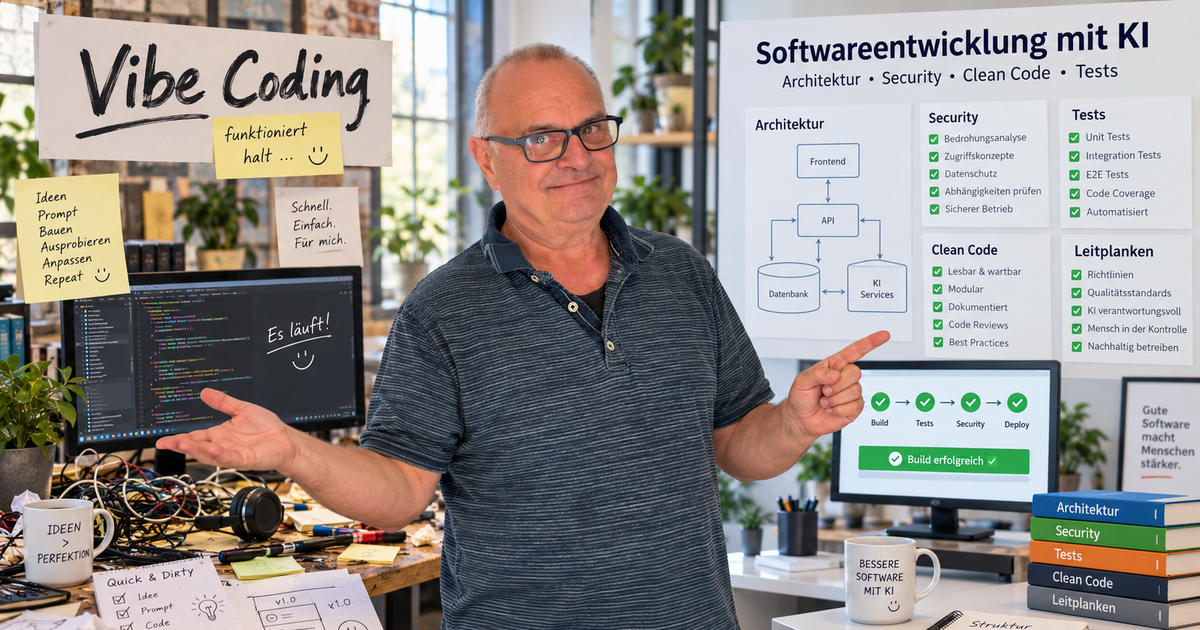 Programmieren war nie Softwareentwicklung. Vibe Coding ist es auch nicht.